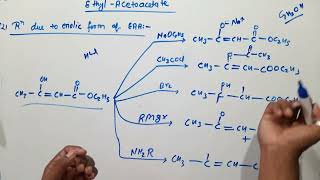 Ethyl acetoacetate complete chapter  synthesis properties and applications [upl. by Akinuahs]