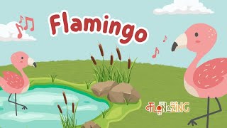 Lagu Flamingo  Burung Cantik Berwarna Merah Jambu  Flonazing [upl. by Adnac59]