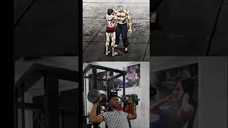 Baki vs cho at kaioh  Fitness Motivation  trending viral bakihanma [upl. by Ydnab]