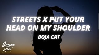 Streets X Put Your Head On My Shoulder tiktok Remix Lyrics silhouette challenge [upl. by Nuaj]