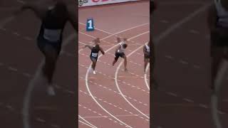 Trevon Bomel vs Yohan Blake impressive 9 94 secs [upl. by Kristyn906]