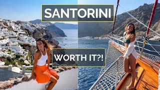 Santorini Greece Travel Vlog Is Santorini Worth the Hype [upl. by Dahij234]