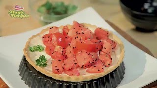 Magic Recipes by Ranveer Brar Watermelon Tomato Tart [upl. by Eanad]