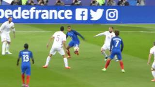 Kylian Mbappé ● Antoine Griezmann ● Andrés Iniesta ● France vs Spain 2017 [upl. by Ydnew215]