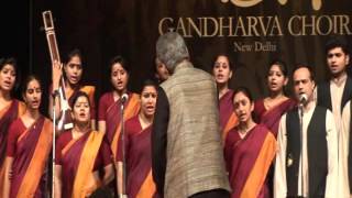 Bageshri Chatrang  Classical Composition by Gandharva Choir [upl. by Aynotak]