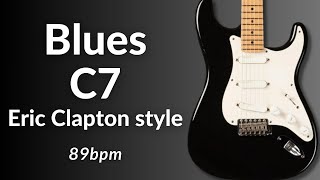 Guitar Backing Track Blues in C Eric Clapton style [upl. by Locin178]