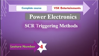 SCR Triggering Methods or SCR Turn ON Methods in Power Electronics [upl. by Peoples]