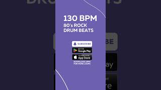 130 BPM 80s ROCK DRUM BEATS  drumloop bpm drumbeat flstudio metronome musicproducer [upl. by Quartet]