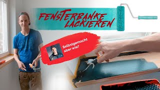 Fensterbänke lackieren  Kann man das selber machen  DIY Selbstgemacht aber wie [upl. by Carrissa63]