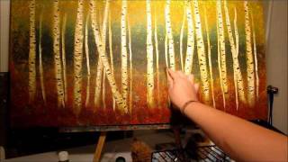 How to Paint Aspen Trees  step by step [upl. by Cooper]