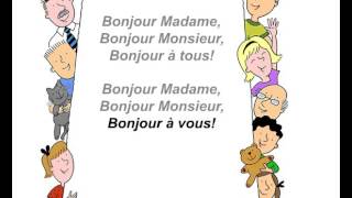 3 Chanson Bonjour Madame [upl. by Nitsew773]