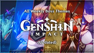 All Weekly Boss Battle Themes — Genshin Impact OST 25 [upl. by Anirbas]