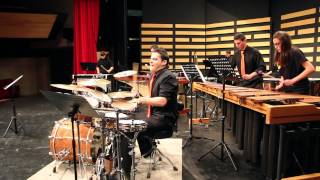 Suite for solo drum set and percussion ensemble [upl. by Lebasi]