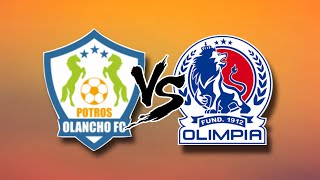 EMPATE Olancho FC 2 VS CD Olimpia 2 Gran Final Ida En vivo Liga Nacional de Honduras [upl. by Stephannie]