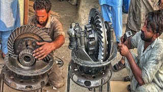 quotRebuilding a Severely Damaged Truck Differential Gear Star Casing to Its Original Shape [upl. by Laicram]