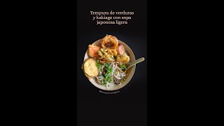 Tempura de verduras y kakiage Receta vegana [upl. by Suoicerpal409]