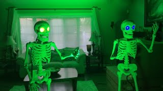 Target Skeletons Hacked 20 Halloween Props 2024 [upl. by Darrelle]