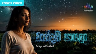 Chandani Payala චාන්දනී පායලා  bnsmusic ft Sarangan Sriranganathan  Lyrical Video [upl. by Enneyehs]