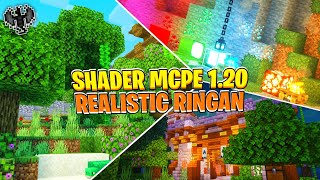 MANTAPZ  TOP BEST SHADERS MCPE 120 REALISTIC TERBAIK RINGAN NO LAG rtx shaders mcpe [upl. by Ahsiener]