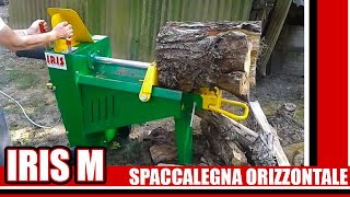 Spaccalegna idraulico a motore elettrico monofase 8 TON  Rosselli Snc [upl. by Silvester986]