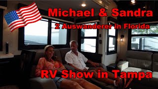 Michael amp Sandra – 2 Auswanderer in Florida  Tampa RV Show [upl. by Noevad]