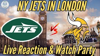 NY JETS vs VIKINGS LIVE REACTION amp WATCH PARTY [upl. by Lerad]