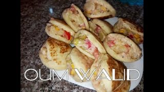 Oum walid  Top recette de Batbout mahchi ام وليد بطبوط محشو [upl. by Naanac]