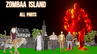 Zombaa Island All Parts  Gulli Bulli  MAKE JOKE HORROR CARTOON  MAKE JOKE HORROR [upl. by Grevera]