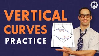 Vertical Curves Practice and Solution  Civil PE Exam Review – Transportation [upl. by Aneeuqahs]