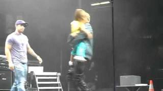 Justin Bieber Brings Sister on Stage  Regina SK 91610 [upl. by Namwob]