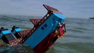 Lego Ship sinking in the sea [upl. by Edy]