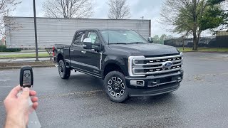 2024 Ford F250 SuperDuty 67L Platinum Start Up Test Drive Walkaround POV and Review [upl. by Dionis45]