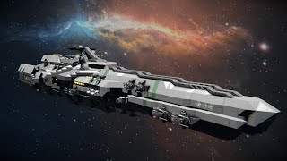 LIM AcherusClass SurvivalReady Cruiser  Space Engineers Ship Review [upl. by Ume]