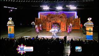 Golden Crown Fancy Brigade  2015 Mummers Parade  Philadelphia Mummers [upl. by Ardnekat]