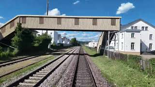 Führerstandsfahrt Hochrhein von Basel Bad nach Schaffhausen in 4K [upl. by Nirraj]