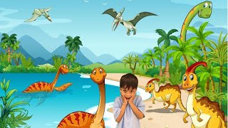 Dinosaurs for Kids  Toy Dinosaurs Come to Life in Adduccis Daydream [upl. by Yusem]