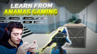 Learn From Ananas Gaming  Fast Peek Method  PUBG MOBILE [upl. by Quintilla]