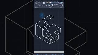 Improve Your Skills AutoCAD Isometric Drawing Exercises  CAD 🖥️⚙️ short trending autocad [upl. by Chancelor128]