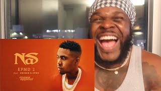 Nas  EPMD 2 feat Eminem amp EPMD Official Audio  Reaction [upl. by Soule]