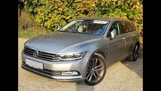 VW Passat Variant B8 2015 20 TDI Walkaround [upl. by Kristan888]