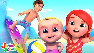 Swimming Song Nursery Rhymes and Cartoon Videos for Children [upl. by Bradney]