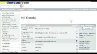 paso 1 Tutorial Oscommerce  Configuracion basica  tiendas virtuales [upl. by Alicul]