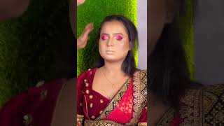 Bengali bridal eye makeup bengali bridalbengali bridal makeupbengali bridal look [upl. by Audly]