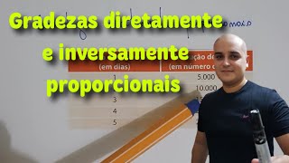 O que são grandezas diretamente e inversamente proporcionais [upl. by Yllib90]