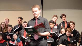 Luke Taylor  GVHS winter concert  Youre a Mean One Mr Grinch  December 2019 [upl. by Millda]