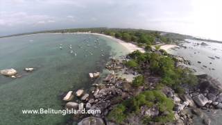 Tanjung Kelayang  The Bird View of Belitung by wwwBelitungIslandcom [upl. by Lareine]