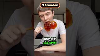 Dieser junge Mann hat versucht einen riesigen Lollipop abzulecken 😱 [upl. by Lounge]