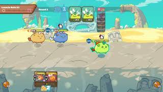 CLEAR RUIN 21 USING ABP TEAM  AXIE INFINITY GAMEPLAY [upl. by Inoj]