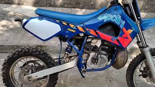 polini x1 50cc motocross machine original conditions made in Italy close look [upl. by Annoval]