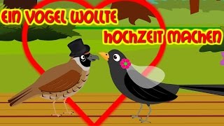 Die Vogelhochzeit  deutsche Kinderlieder  Kinderlieder zum Mitsingen [upl. by Alaunnoif122]